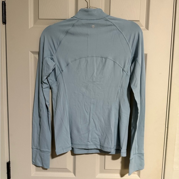 NWT CRZ YOGA Brushed Thumbhole Quarter Zip Long Sleeve Athletic Top Women’s M - Picture 6 of 8